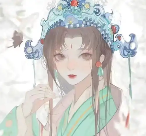  动漫古风情侣头像