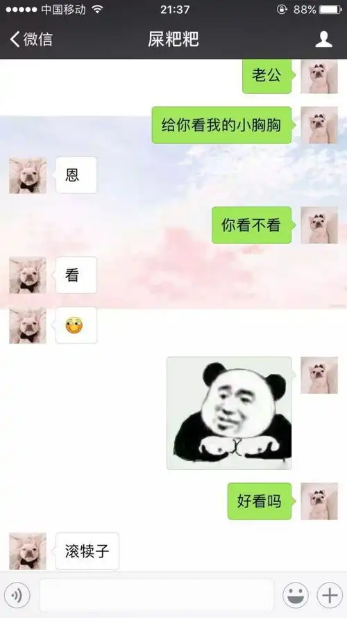  新的情侣污污套路,给男票发要看我的小胸胸吗结果...