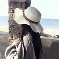  女生背影戴帽子头像背影霸气的带帽子的女生头像