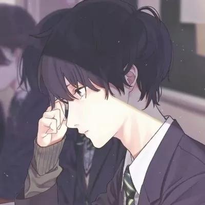  动漫男头这是一个流行离开的世界