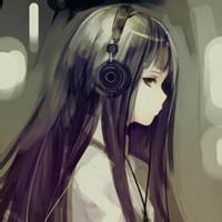  忧伤女生漫画头像