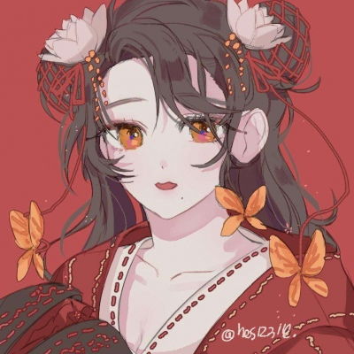  一组韩式风格男女头像p站画师卡通动漫头像我要个性网