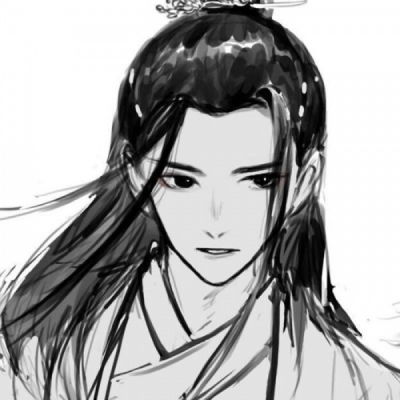 黑白头像男生男生