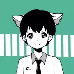  二次元卡通情侣头像两张一男一女