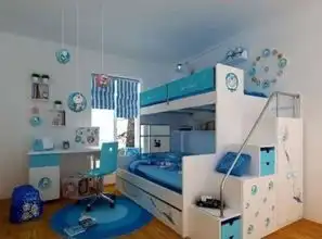  把房间装修成这样,连呼吸都和蓝胖子在一起