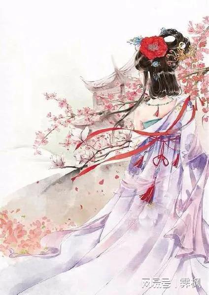 女生背影头像古风