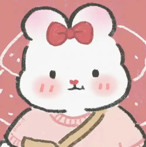 二次元情侣头像一对小猪