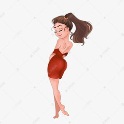 女生性感头像全身图