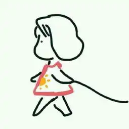  小女孩牵狗一左一右情侣头像跪求跪求