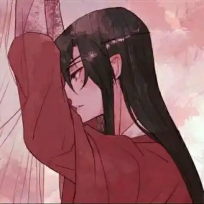  红色嫁衣古风动漫头像情侣古风嫁衣头像一对两张
