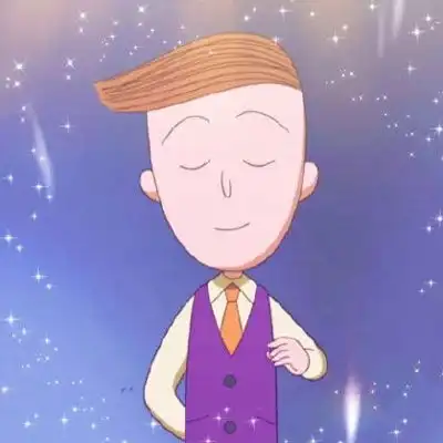 小丸子情侣头像黄帽