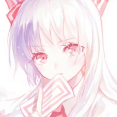 粉色动漫女头.