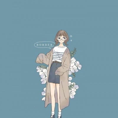  小清新女生头像
