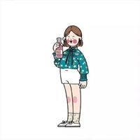 白底头像女生动漫