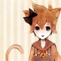  情侣头像动漫超萌版猫耳二次元猫耳情侣头像可爱一对2017