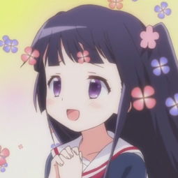  二次元头像萌表情少女