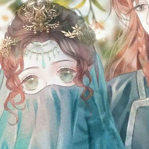  古风情侣头像星河滚烫,你是人间理想
