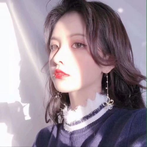  染笙优质仙气短发女生头像