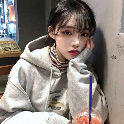  粉色系头像真人粉色控韩系女生头像