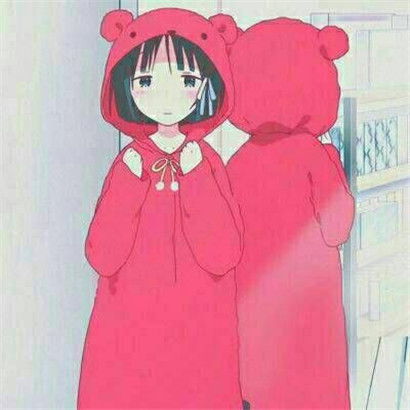  二次元女生头像萌萌哒,遇见你之前我是伤心的