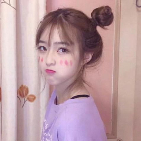 可爱头像女生萌萌哒真人