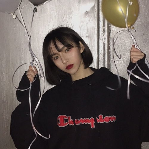帅气女生头像短发
