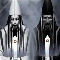 黑白无常情侣头像咖啡焦