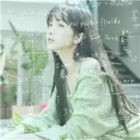  遮脸女生头像蓝色唯美微信头像图片大全