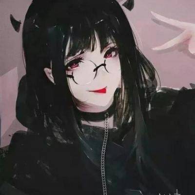  超好看黑暗系女生头像黑化动漫头像女生图片大全