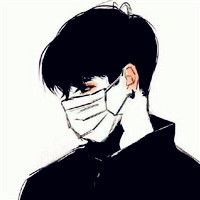 qq男生戴口罩帅酷头像