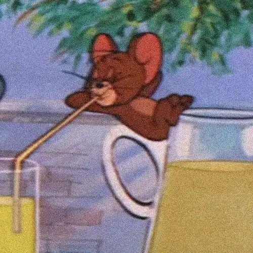  这猫和老鼠是情侣头像吗