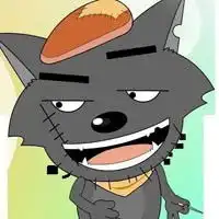 红太狼情侣头像一对灰太
