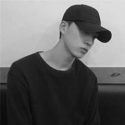  有一种美叫黑色有种帅叫冷酷,黑色冷酷男生头像图片