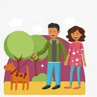  绳子拉着柴犬情侣头像牵着柴犬的情侣头像一对