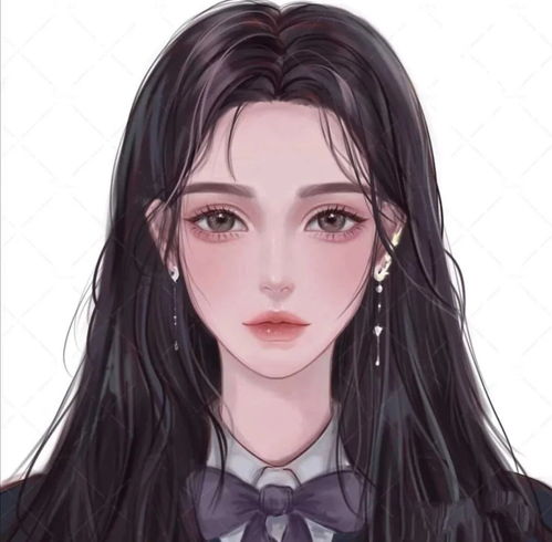  女生头像一组高冷拽酷版和甜美系的混搭