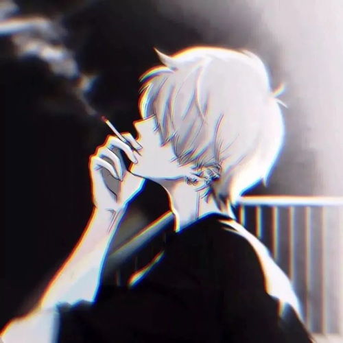  动漫男生头像望眼山河你是我徒步万里也要去见的人