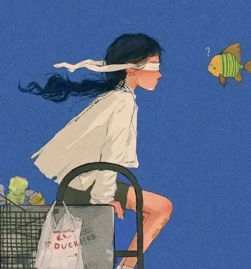  哇啊啊啊想要蓝色系动漫情侣头像