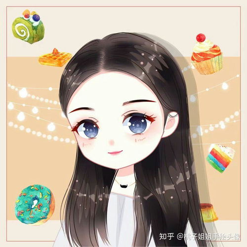  有哪些可爱的女生手绘头像