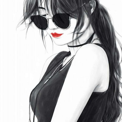 女生真人头像图片动漫