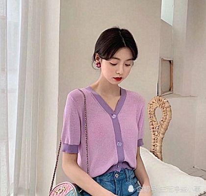 清纯女生头像紫色系