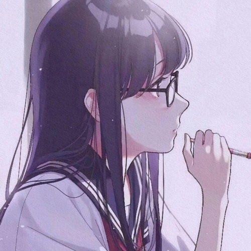  唯美动漫女生头像若人间有情那是开始也是尽头