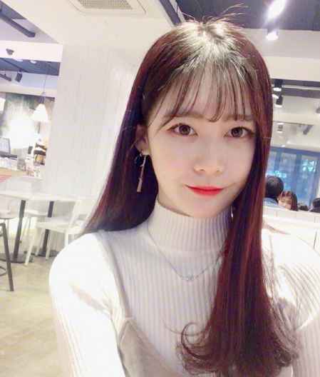  女生空气刘海图片为你大展韩式甜美范儿