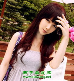  淑女中长发发型造型图片中长发女生的最爱