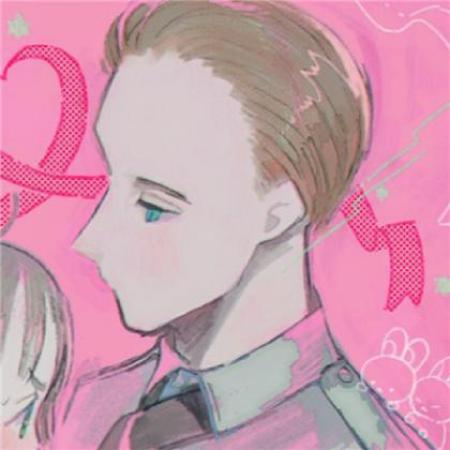  粉色系卡通情侣头像你是独一无二的