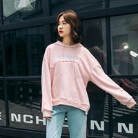 网图女生头像粉色卫衣