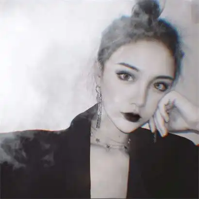  扣扣头像黑白女生,2020最新酷酷的超拽的