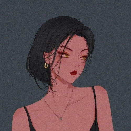  手绘某书热门女生闺蜜头像