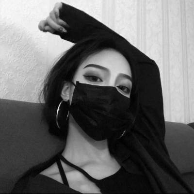  高清霸气女头像黑白图片超拽高雅社会女生头像图片