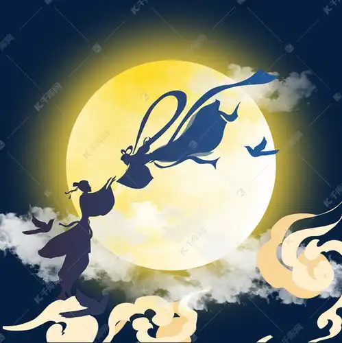  七夕情人节浪漫牛郎织女剪影素材图片免费下载千库网
