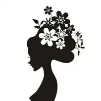  女性剪纸头像好看剪纸美女头像图片